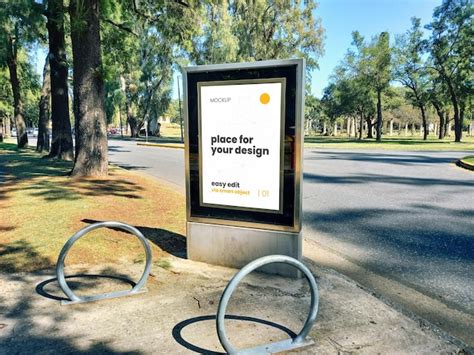 Premium Psd Billboard Sign Street Park Mockup 02