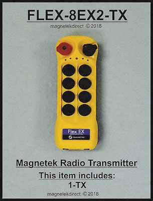 Magnetek Brand New 8EX2 FLEX 8EX2 TX Radio Remote Control Transmitter