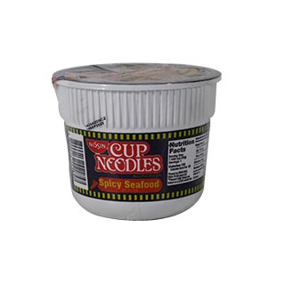 NISSIN MINI CUP SEAFOOD SPICY 40G – SRS Sulit