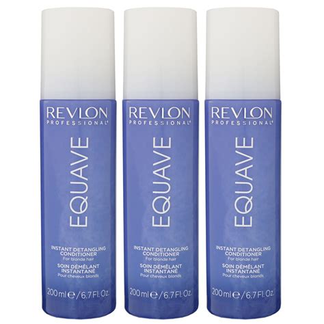 Revlon Equave Blonde Detangling Conditioner 3 X 200 Ml