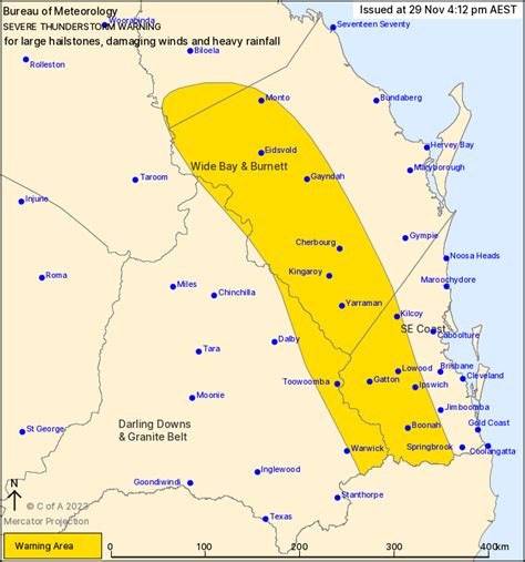 Qld Severe Thunderstorm Warning Large Hail Damaging Winds Heavy Rain Au Alert