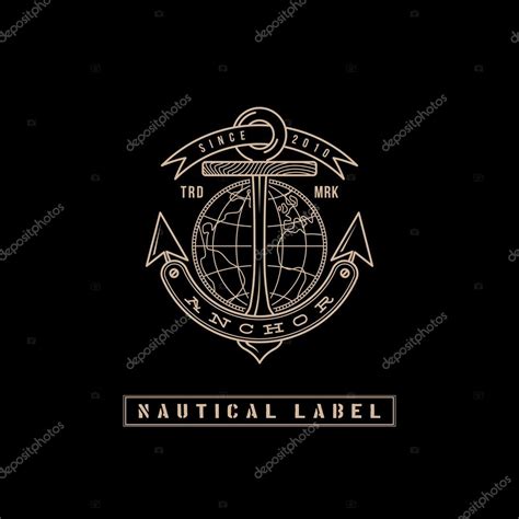 Nautical Label Template Stock Vector By Jazzzzzvector 103076010