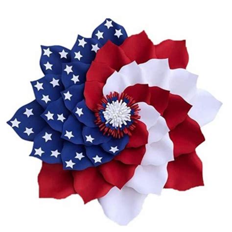 July 4th Wreath 16 Inch Patriotic Americana Wreath Memorial Day Wreath