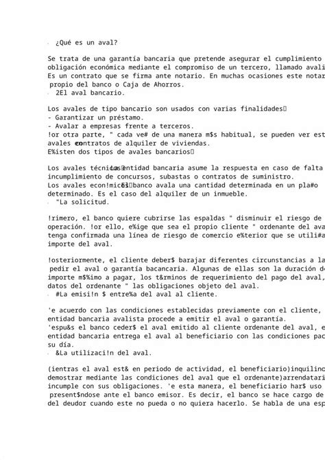 Docx Qu Es Un Aval Dokumen Tips