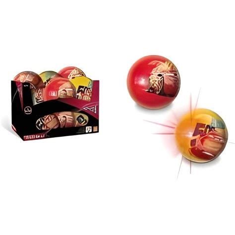 Balle Rebondissante Lumineuse Cars Disney Homerokk Rouge Mixte