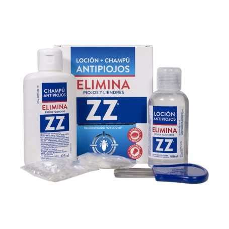 Pack ZZ Locion Champu Antipiojos 100 ML 125 ML