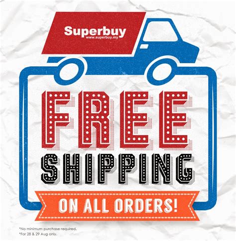 Superbuy: FREE Shipping at 28th and 29th August 2014