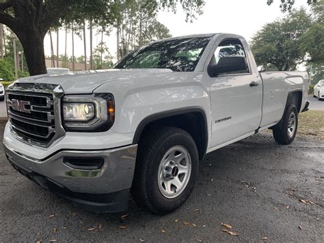 Used 2018 Gmc Sierra 1500 2wd Long Bed Regular Cab Work Truck For Sale