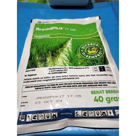 Jual Broadplus Wp Herbisida Untuk Tanaman Padi Gr Shopee Indonesia