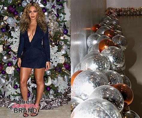 Beyonce Reveals Glam Christmas Trees, Blue Ivy's Holiday Decor! [Photos ...