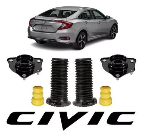 Kit Coxim Batente Coifa Dianteiro Honda Civic G