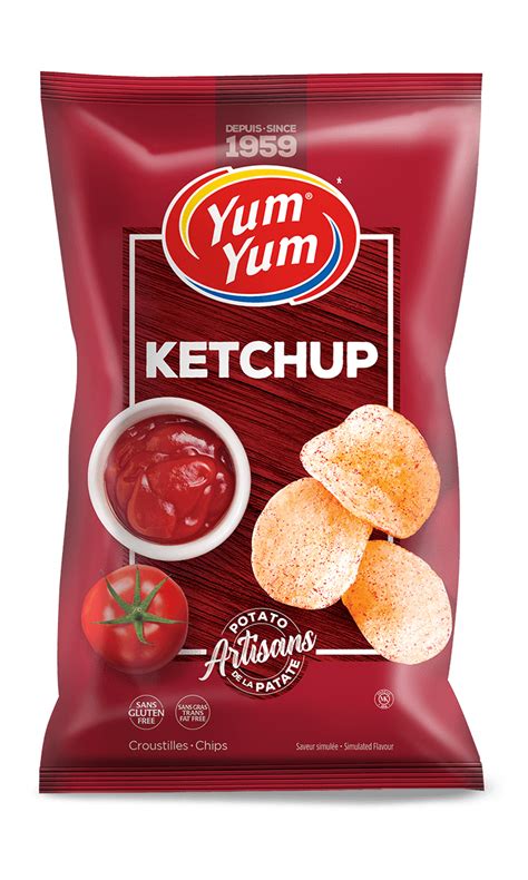 Yum Yum Ketchup Potato Chips 150g Mart31