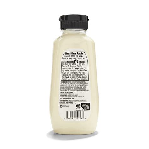 365 By Whole Foods Market Mayonesa Orgánica 11 2 Fl Oz Yaxa Store