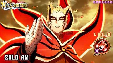 Nxb Nv Naruto 7th Hokage Baryon Mode Solo Attack Mission Nxb Ninja Voltage Youtube