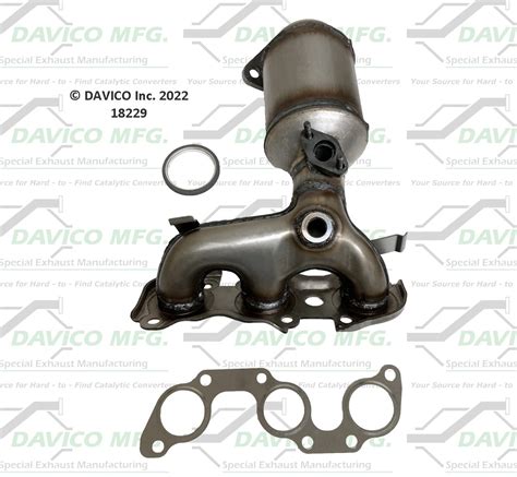 Davico Exhaust Manifold With Integrated Catalytic Converter