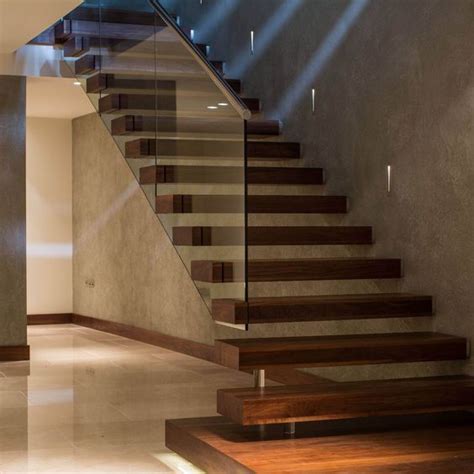 10 Fascinating Wood & Glass Staircase Designs For Elegant Home