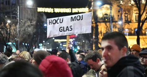 Novi protesti u Beogradu Traži se poništavanje izbora Tepić i Aleksić