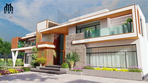 New Kanal House Design In Faisalabad Mak Architect