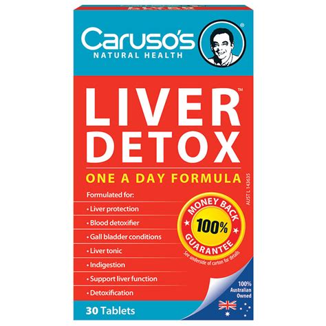 Buy Carusos Natural Health Quick Cleanse Liver Clear Detox 30 Tablets Online At Chemist Warehouse®