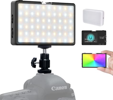 Panneau Led Rgb Moman Ml Rc Lumiere Camera Avec Fonction Power Bank