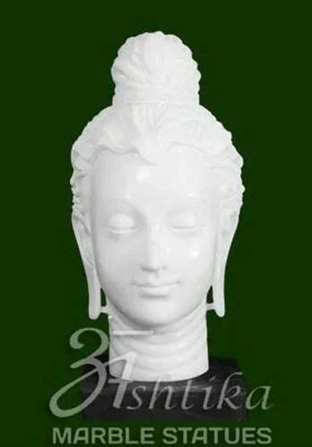 White Marble Buddha Face Statue At Rs 25000 In Jaipur ID 4901090955