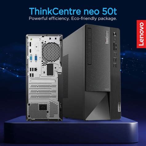 Lenovo ThinkCentre Neo 50t Tower PC Intel Core I5 12400 8GB RAM