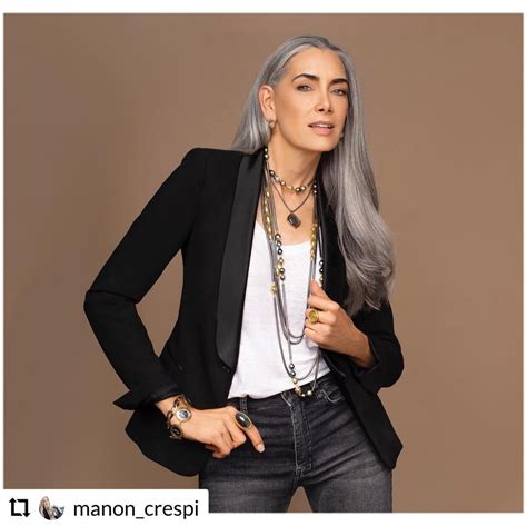 Manon Crespi Manon Crespi • Instagram Photos And Videos Gray Hair