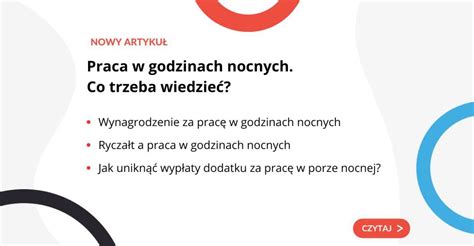 Praca w godzinach nocnych Co trzeba wiedzieć Optymalny Grafik Pracy