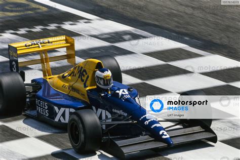 Jonathan Palmer Tyrrell 018 Ford French GP Motorsport Images