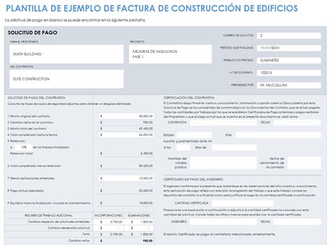 Plantillas gratuitas de facturas de construcción Smartsheet