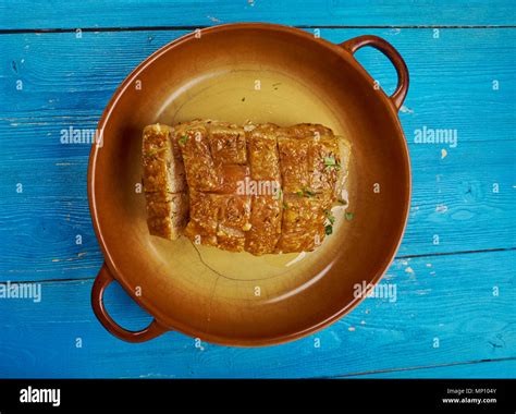 Authentic Schweinebraten German Pork Roast Bavarian Style Stock Photo