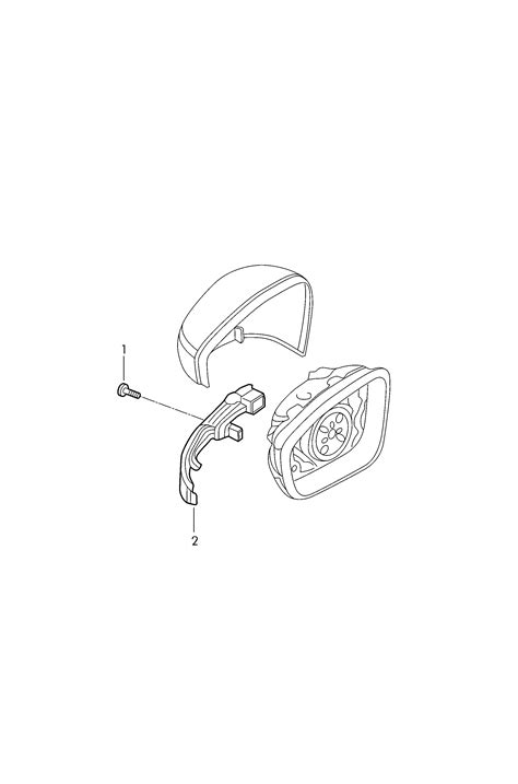 Volkswagen Fox 2015 2017 Exterior Mirror Turn Signal Indicator