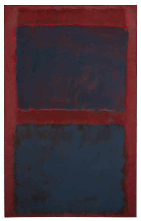 MARK ROTHKO | UNTITLED (BLACK ON MAROON) | Contemporary Art Evening ...