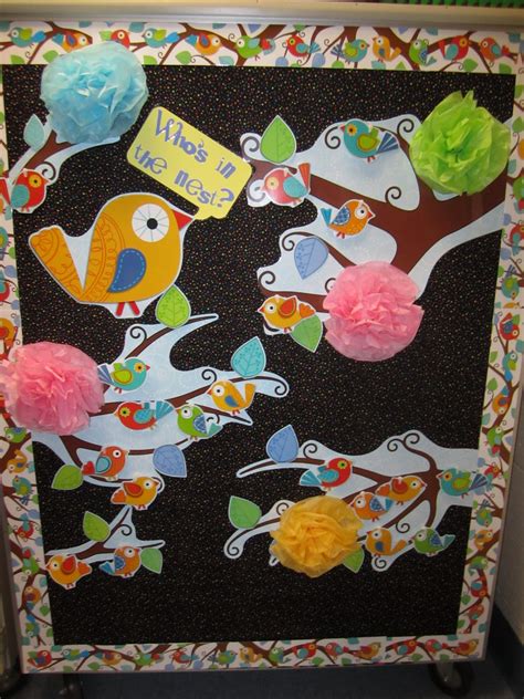 Boho Birds Bulletin Board Set