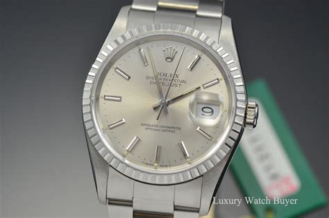 1991 New Old Stock Mens Rolex Oyster Perpetual Datejust Stainless Steel