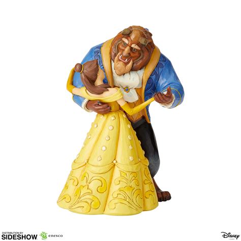 Disney Belle And Beast Dancing Figurine By Enesco Sideshow Collectibles