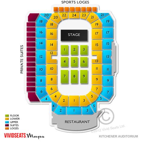 Kitchener Memorial Auditorium Complex Seating Chart Vivid Seats