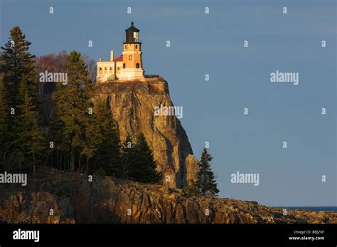 Split Rock Lighthouse On The North Shore Of Lake Superior Near Silver