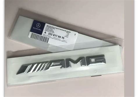 Genuine Mercedes Benz Amg Rear Boot Badge Emblem C E A S Class Slk Uk