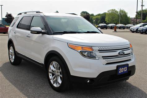 2013 Ford Explorer Limited White 20l I4 16v Gdi Dohc Turbo Larry