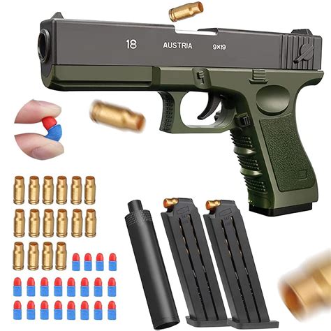 Buy M1911 Shell Ejection Soft Bullet Toy Soft Bullet With Ammo Shells