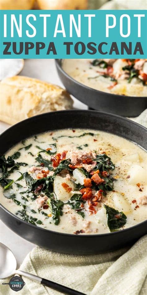 Instant Pot Zuppa Toscana Sustainable Cooks