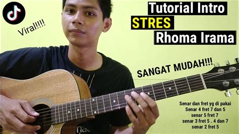 Tutorial Melodi Intro Stress Rhoma Irama Tutorial Gitar Melodi