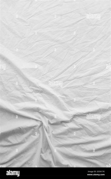 Wrinkled White Fabric