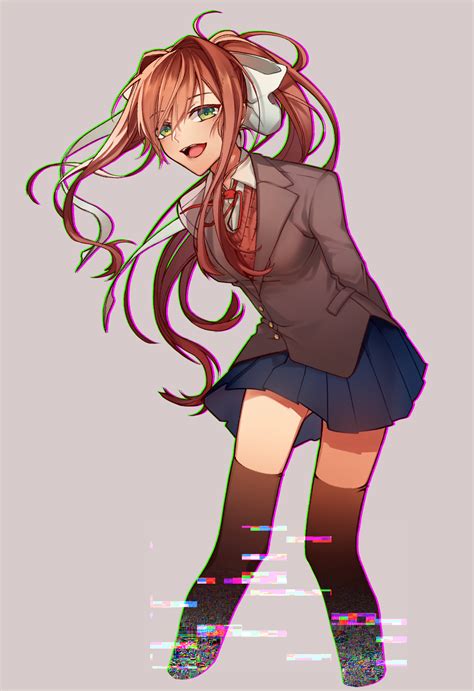 Fondos De Pantalla Doki Doki Literature Club Chicas Anime Monika