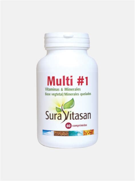 Multi 1 Vitaminas Minerais 60 Comprimidos Sura Vitasan