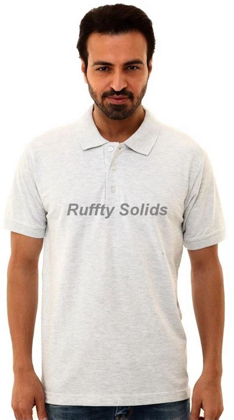 Plain Ruffty Solids White T Shirt At Rs 340 Piece In Pune Id