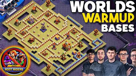 WORLD WARMUP TH16 BASES TH16 ANTI 1 2 STAR BASE LINK NEW TH16