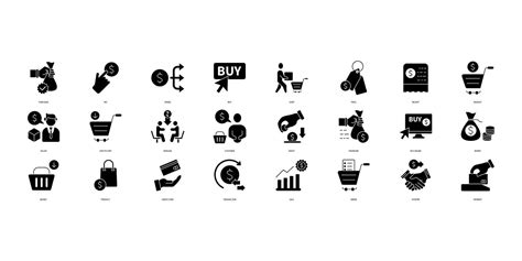 Purchase Icons Set Set Of Editable Stroke Icons Set Of Purchase