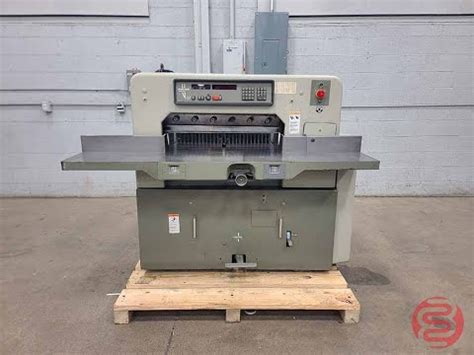 1983 Polar 76 EM Programmable Paper Cutter 092922082001A YouTube